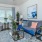 a living room with a couch and a coffee table